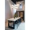 Z-Lite Cayden Linear Chandelier, 17-Light, 18in W x 42in L x 16.75in H, Matte Black/Clear + Etched Opal 1946P-17L-MB - alternate 4